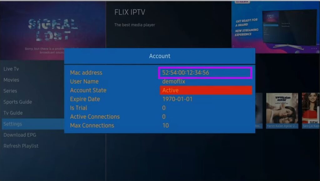 11 adresse flix iptv