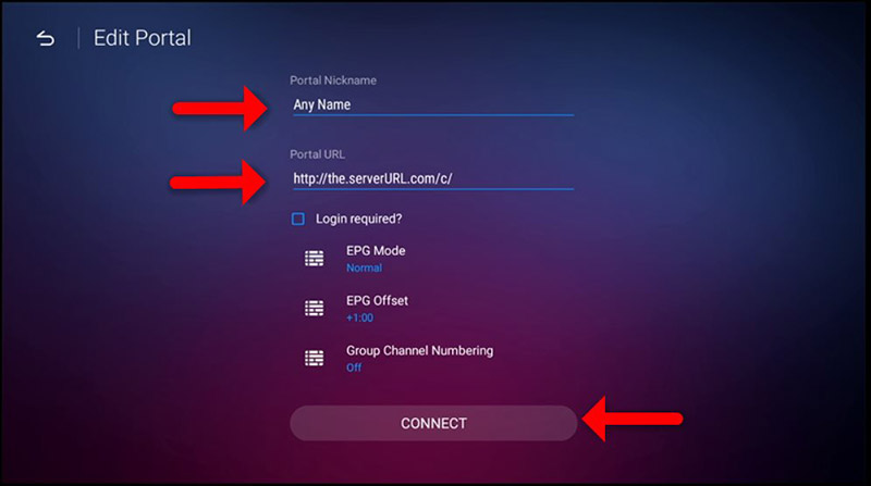 Configuration MyTvOnline Xtream Codes1